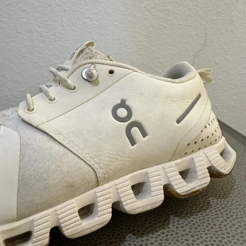 ON CLOUD TERRY WOMEN'S RUNNING SHOES SNEAKERS WHITE SIZE 8